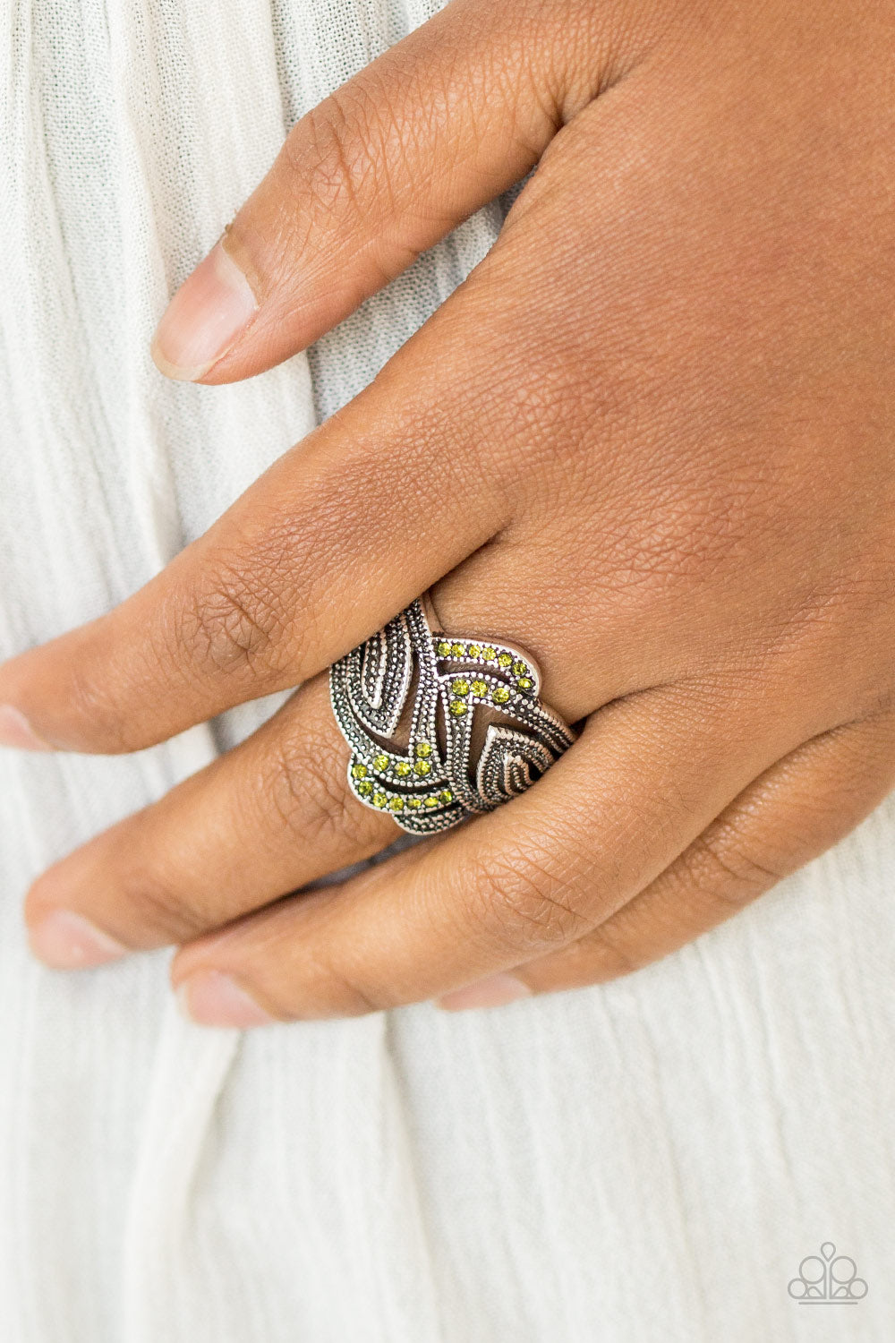 Paparazzi Rings - Fire and Ice - Green