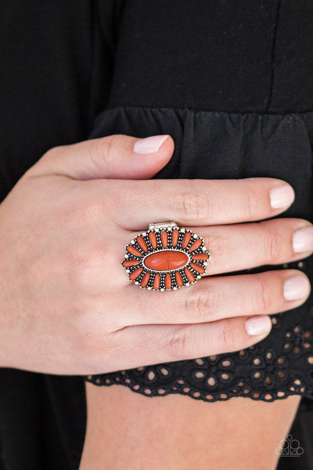 Paparazzi Rings - Cactus Cabana - Orange