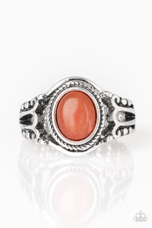 Paparazzi Rings - Peacefully Peaceful - Orange