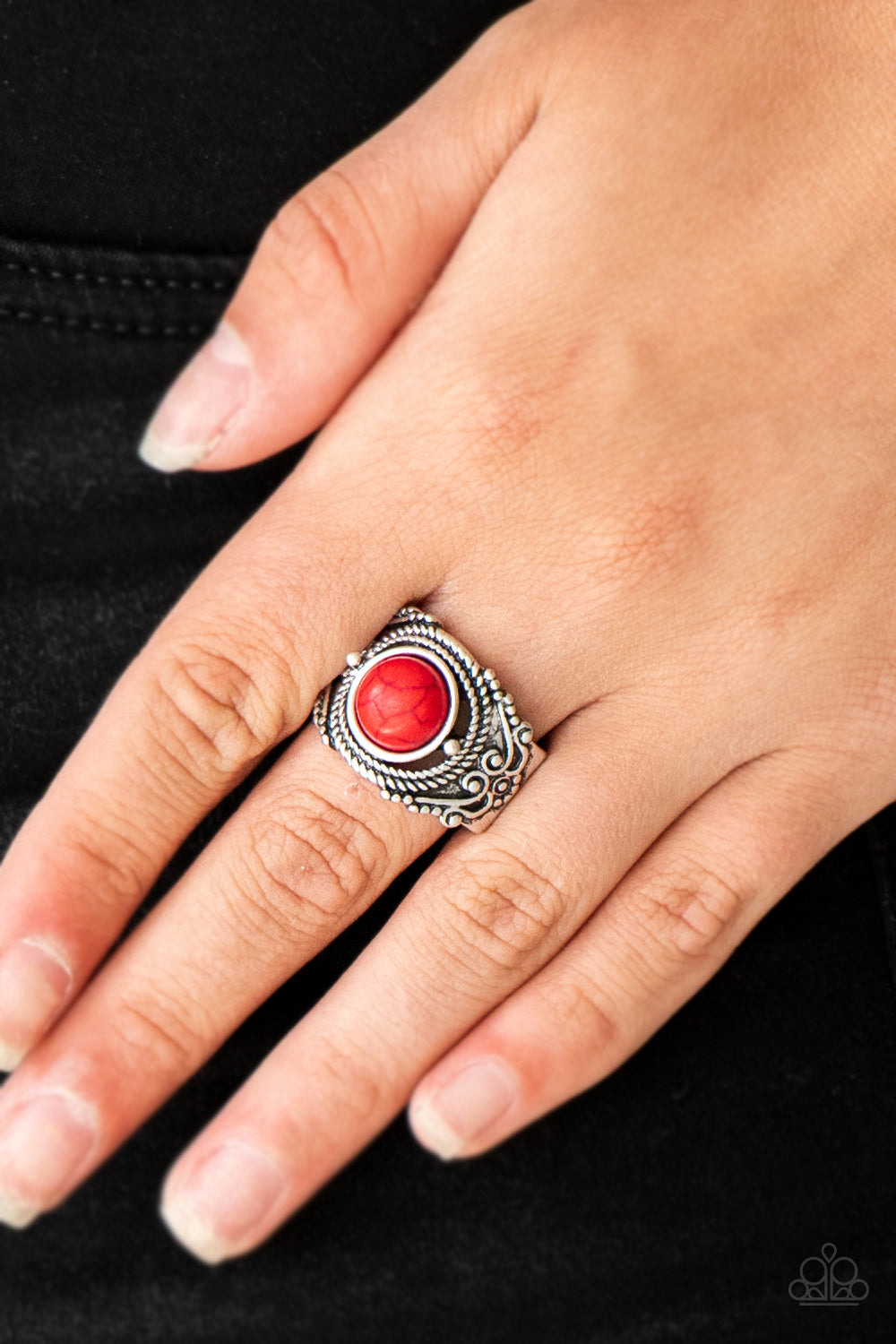 Paparazzi Rings - Stand Your Ground - Red