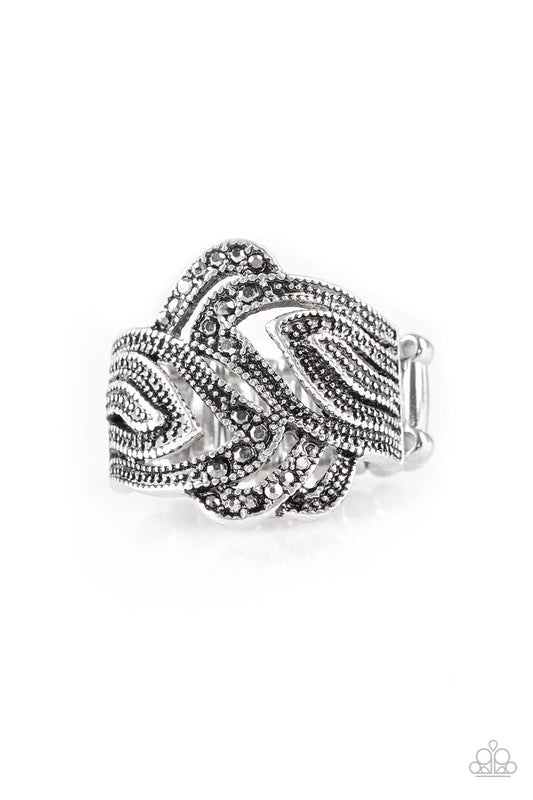 Paparazzi Rings - Fire and Ice - Silver