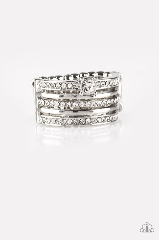 Paparazzi Rings - The Dealmaker - White