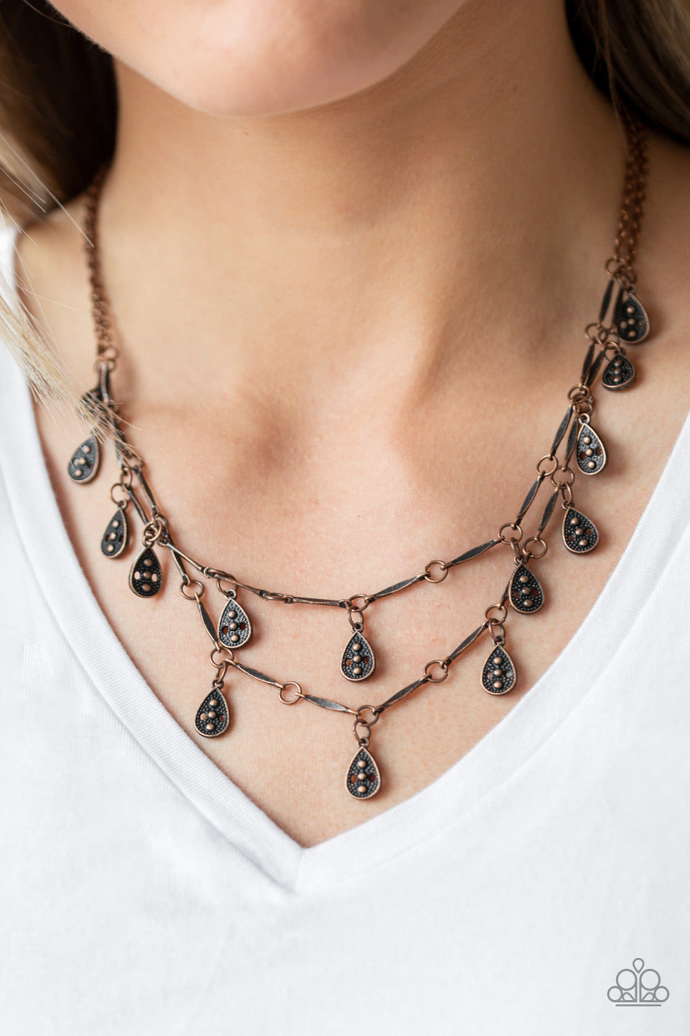 Paparazzi Necklaces - Galapagos Gypsy - Copper