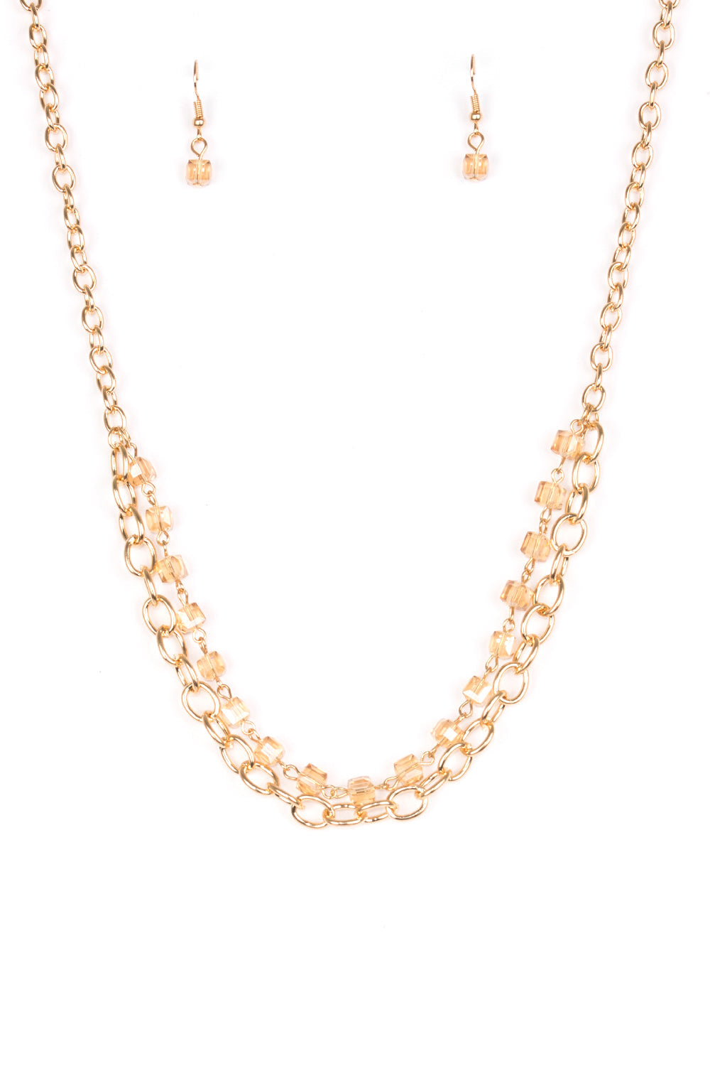 Paparazzi Necklaces - Block Party Princess - Gold