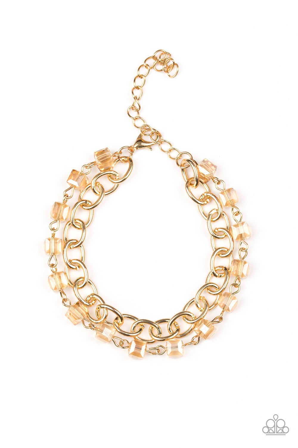 Paparazzi Bracelets -Life of the Block Party - Gold