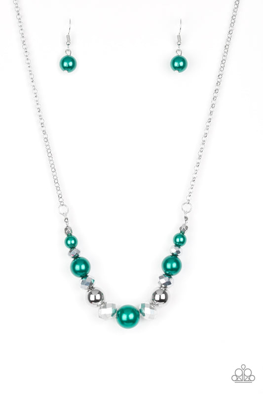 Paparazzi Necklaces - The Big-Leaguer - Green