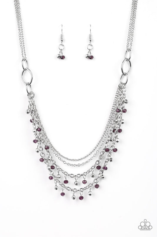 Paparazzi Necklaces - Financially Fabulous - Purple