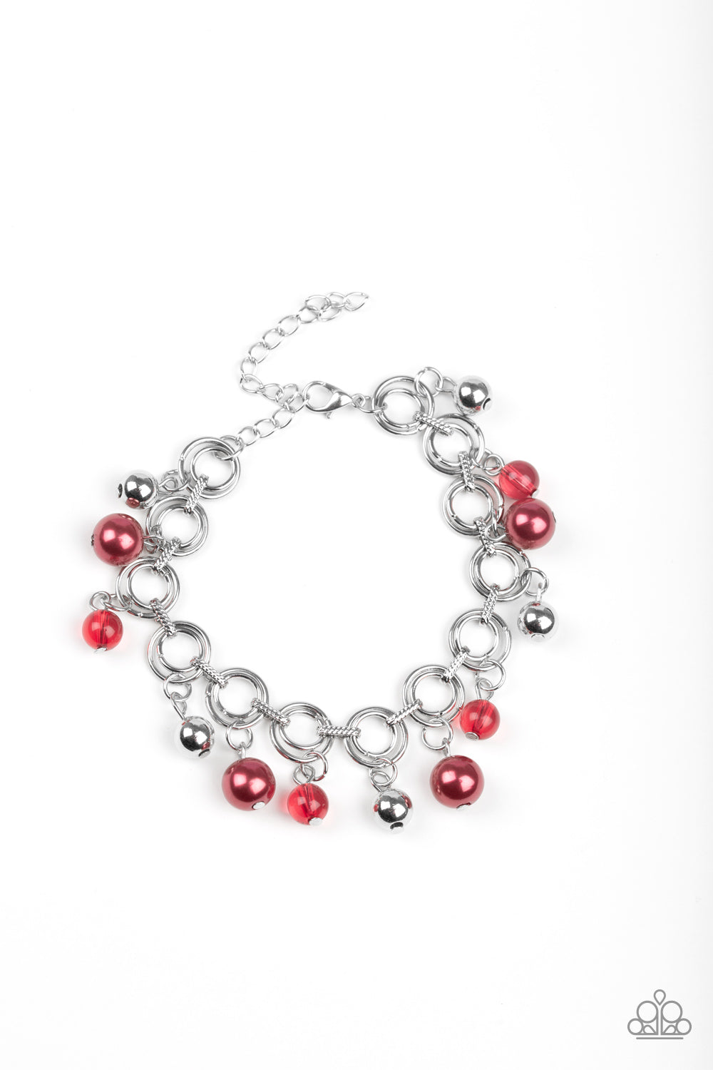 Paparazzi Bracelets - Fancy Fascination - Red