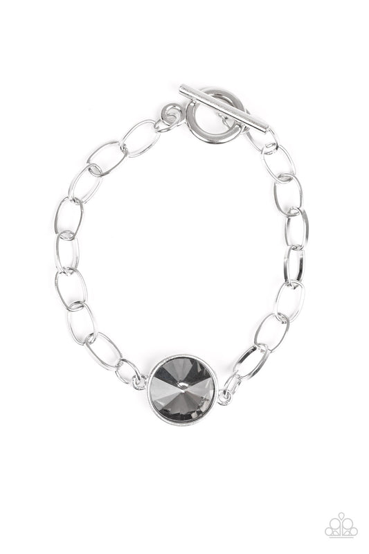 Paparazzi Bracelets - All Aglitter - Silver