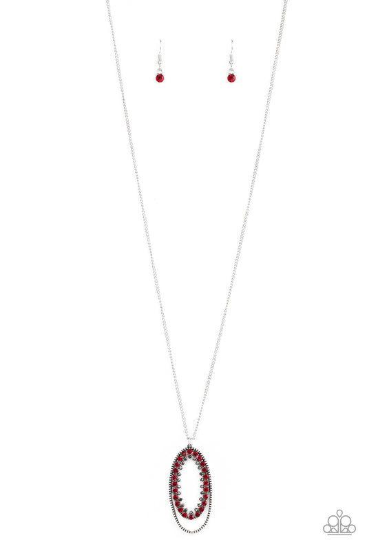 Paparazzi Necklaces - Money Mood - Red