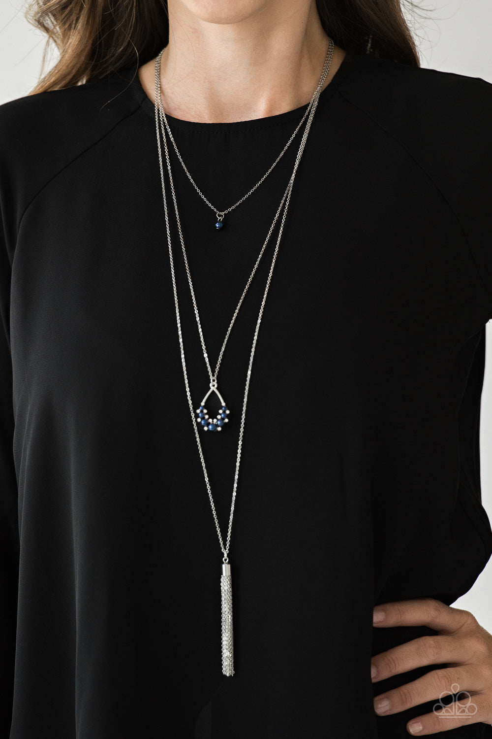 Paparazzi Necklaces - Be Fancy - Blue
