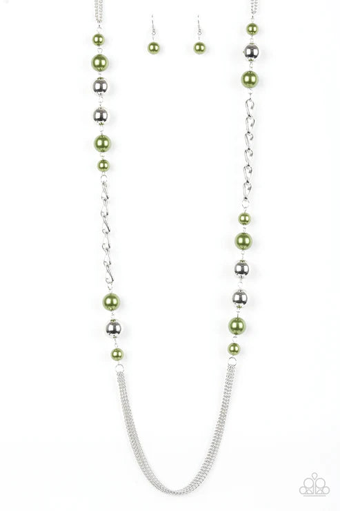 Paparazzi Necklaces - Uptown Talker - Green