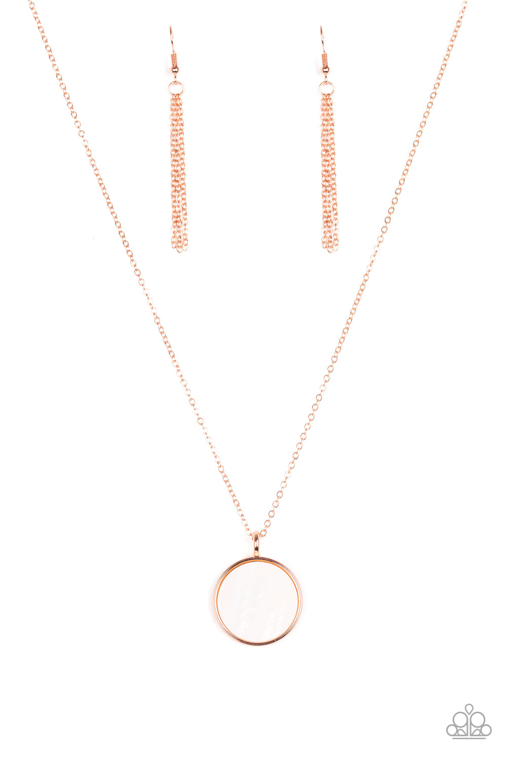 Paparazzi Necklaces - Shimmering Seashores - Copper