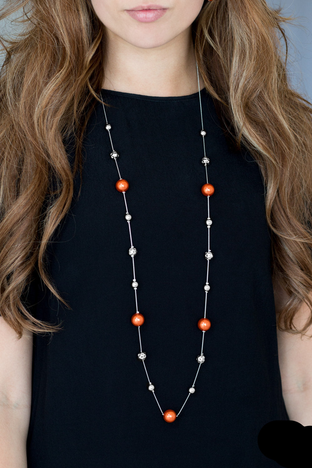 Paparazzi Necklaces - Eloquently Eloquent - Orange