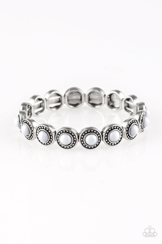 Paparazzi Bracelets - Globetrotter Goals - Silver