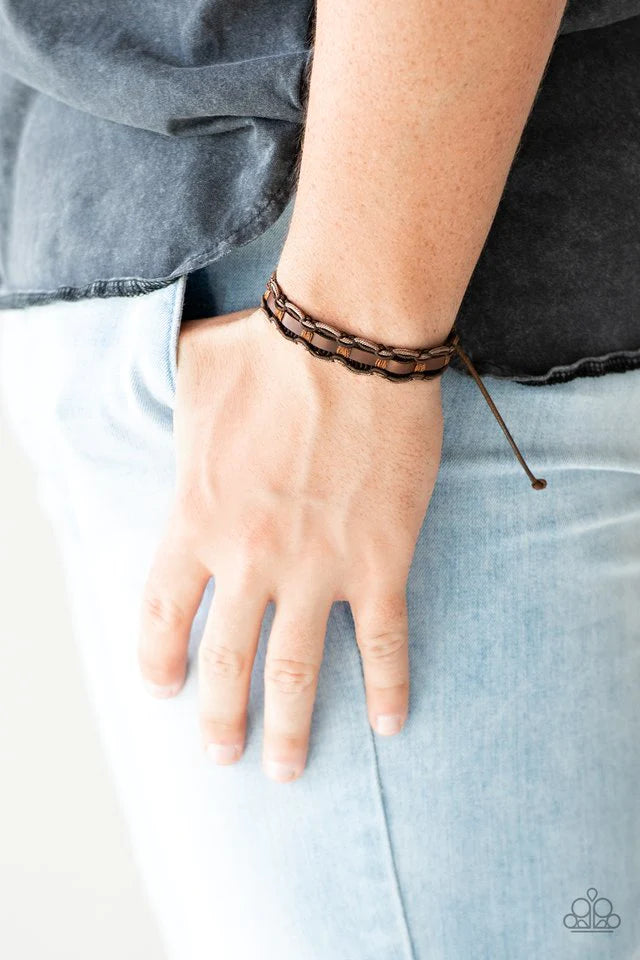 Pioneer Urban Collection - Modern Pioneer - Brown - Pull Cord - Bracelets