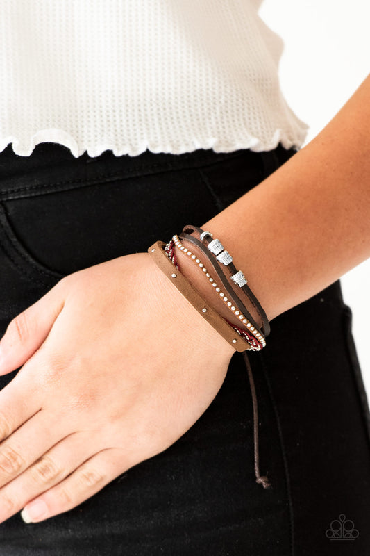 Paparazzi Urban Collection bracelet - Day-Trip Trotter - Red