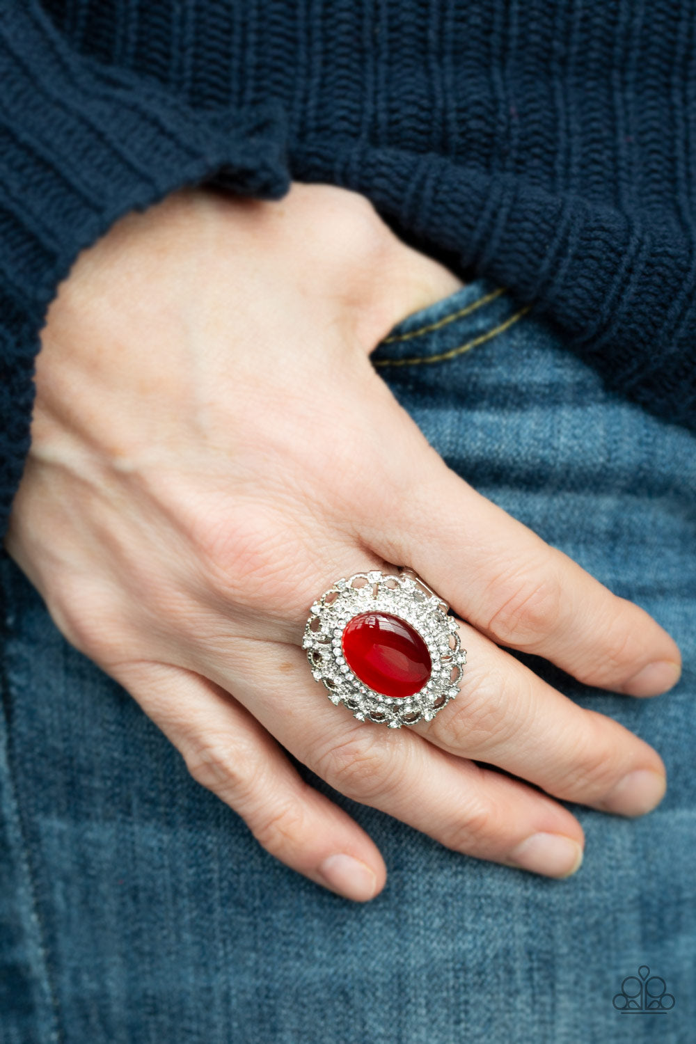 Paparazzi Rings - Baroque The Spell - Red