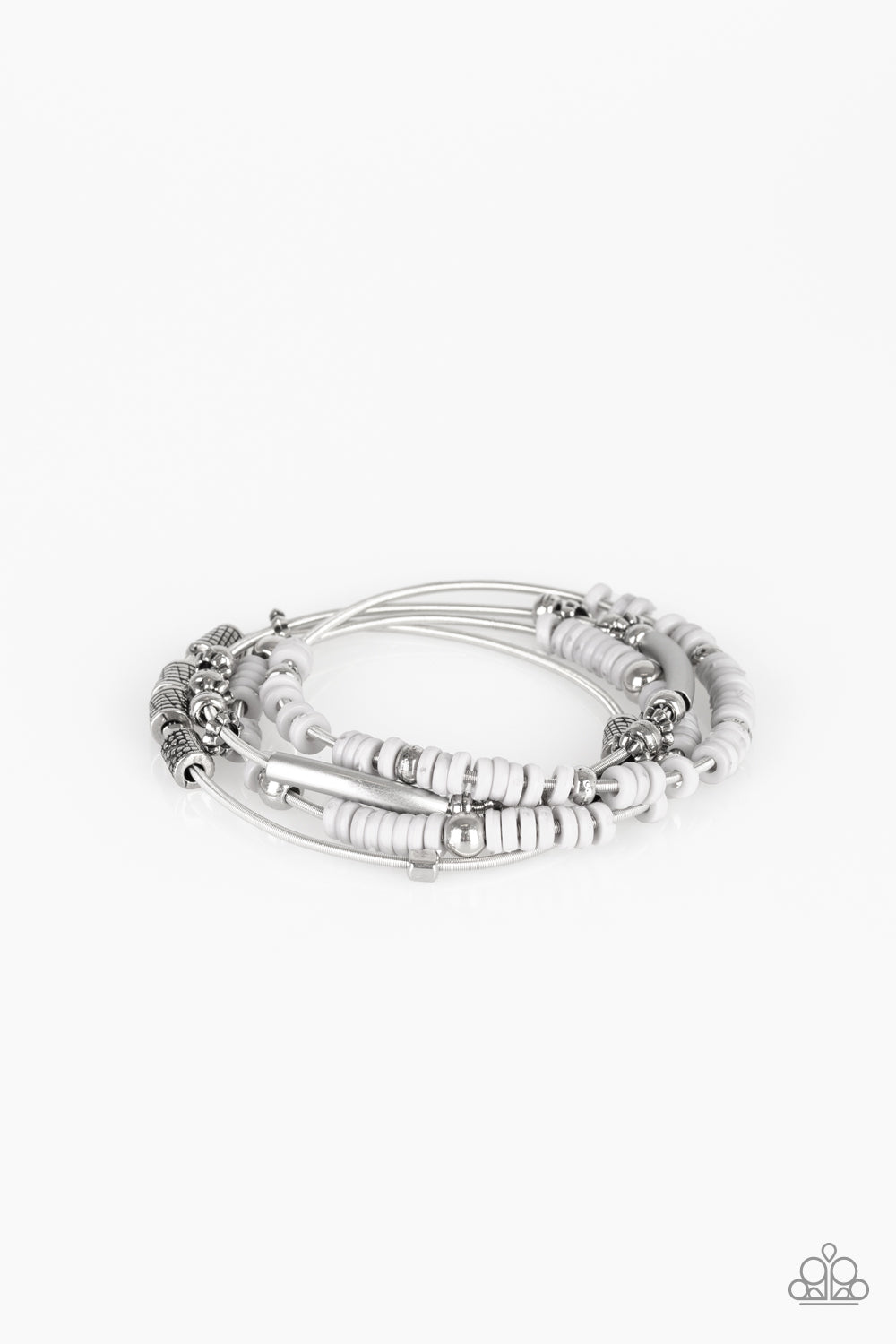 Paparazzi Bracelets - Tribal Spunk - Silver
