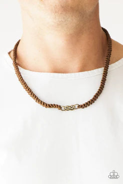 Paparazzi Urban Collection - Just in Maritime - Brown Necklace