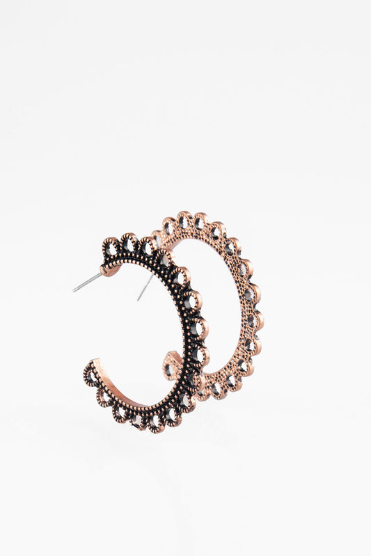 Paparazzi Earrings - Bohemian Bliss - Copper