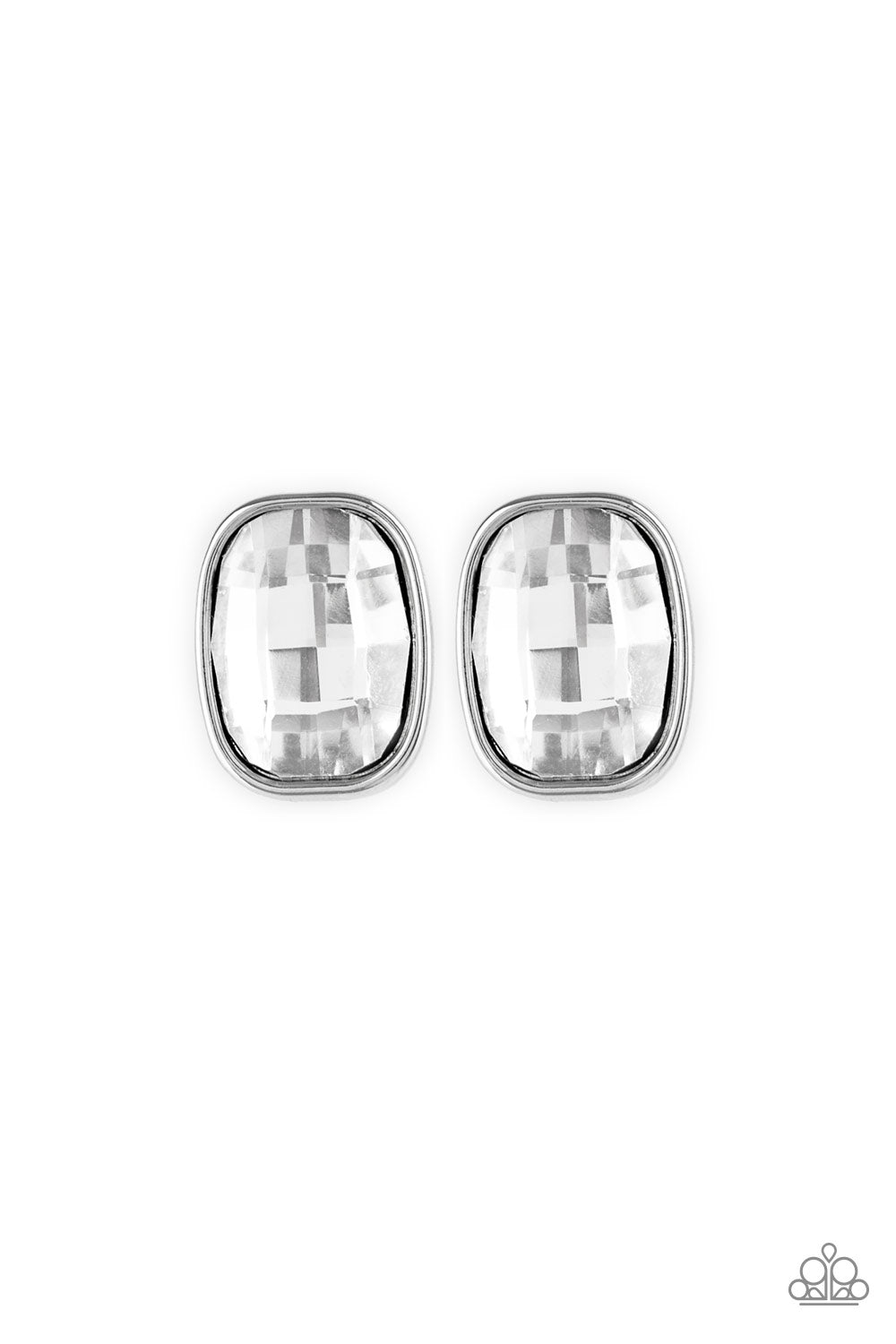 Paparazzi Earrings - Incredibly Iconic - White