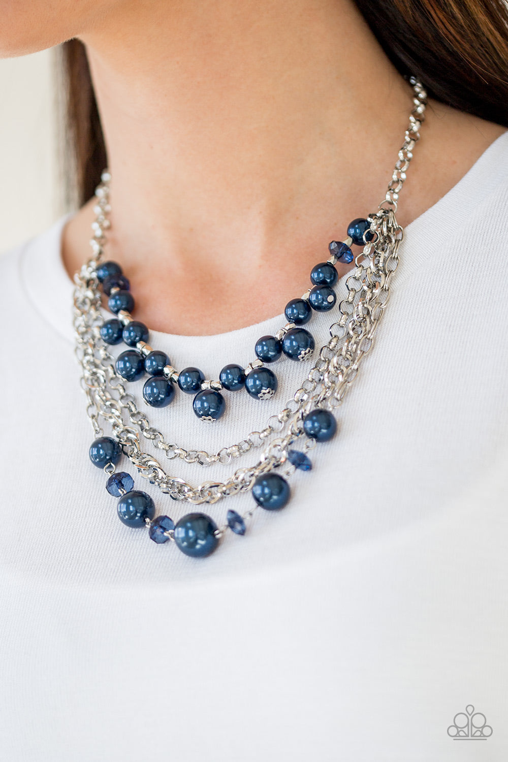 Paparazzi Necklaces - Rockin' Rockette - Blue