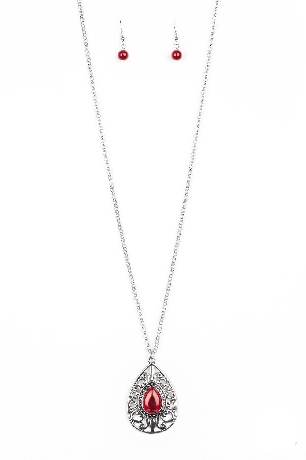Paparazzi Necklaces - Modern Majesty - Red