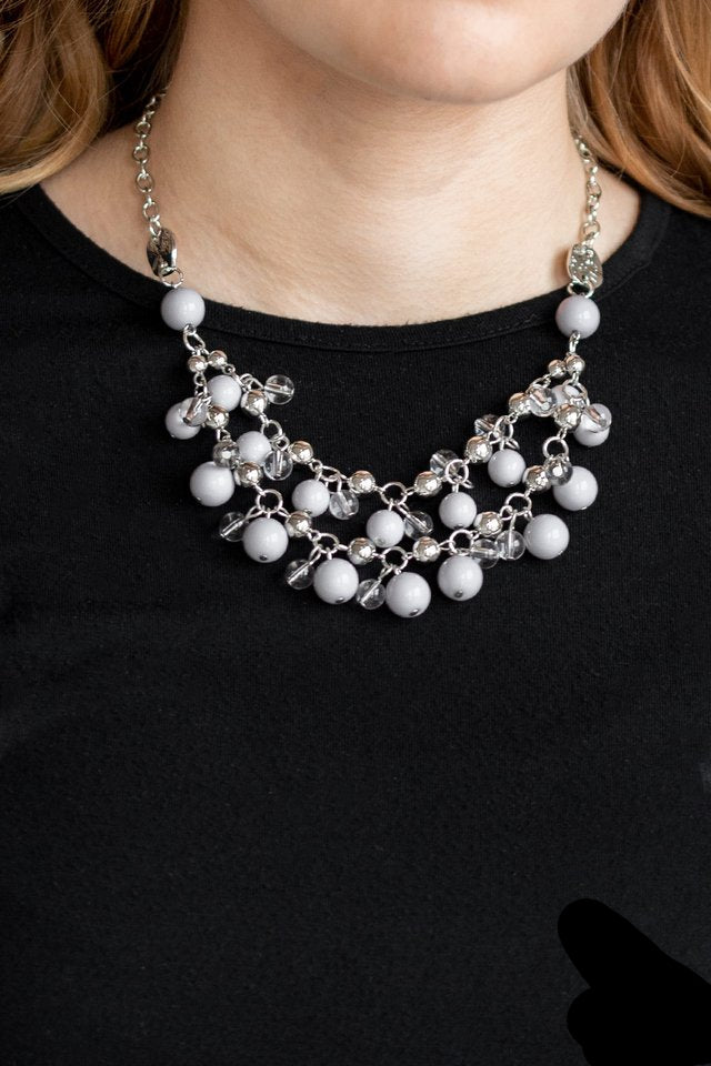 Paparazzi Necklaces - Seaside Soirée - Silver