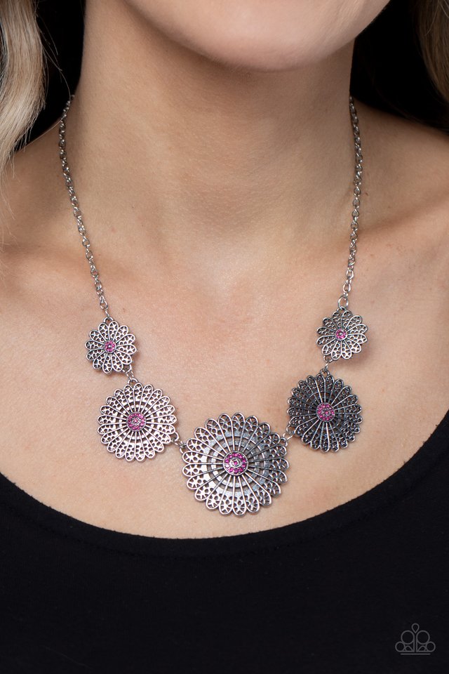 Paparazzi Necklaces - Marigold Meadows - Pink