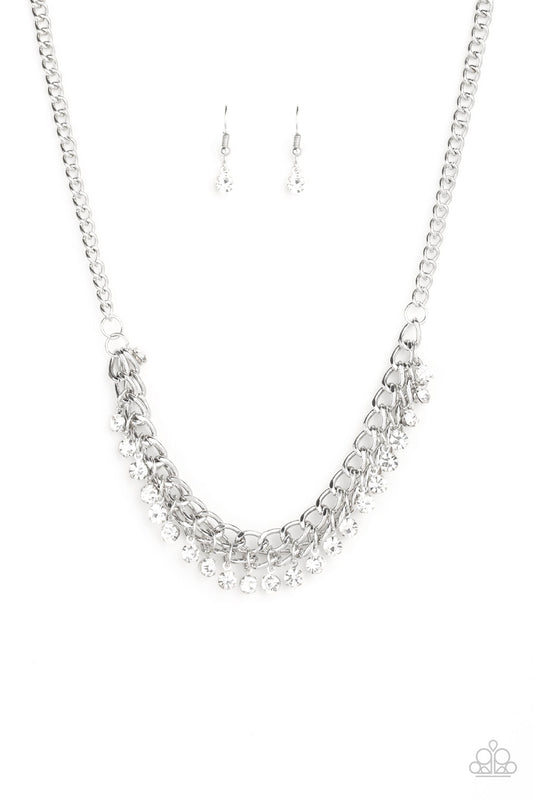 Paparazzi Necklaces - Glow and Grind - White