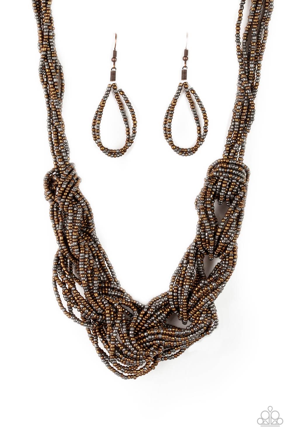 Paparazzi Necklaces - City Catwalk - Copper