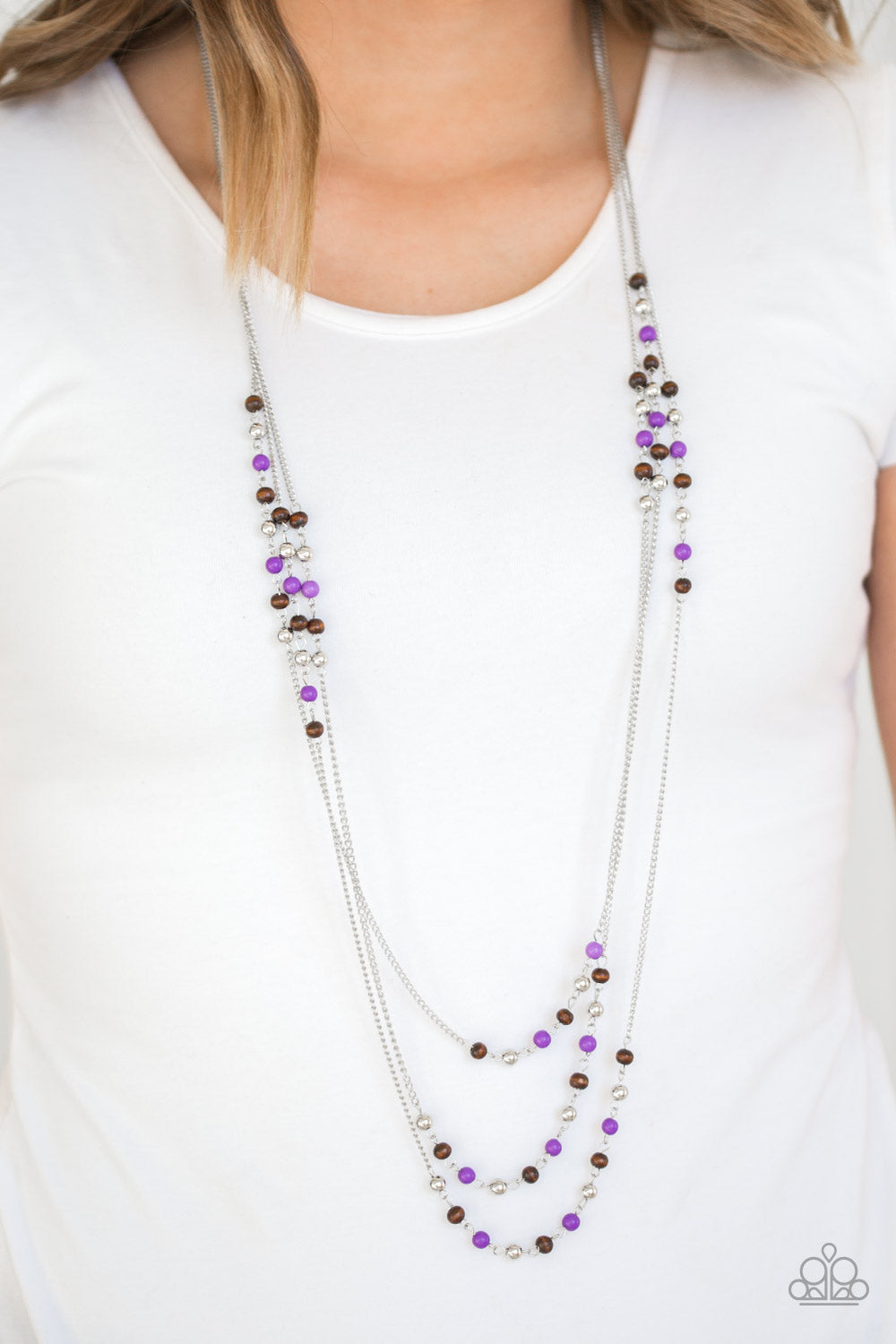 Paparazzi Necklaces - Seasonal Sensation - Purple