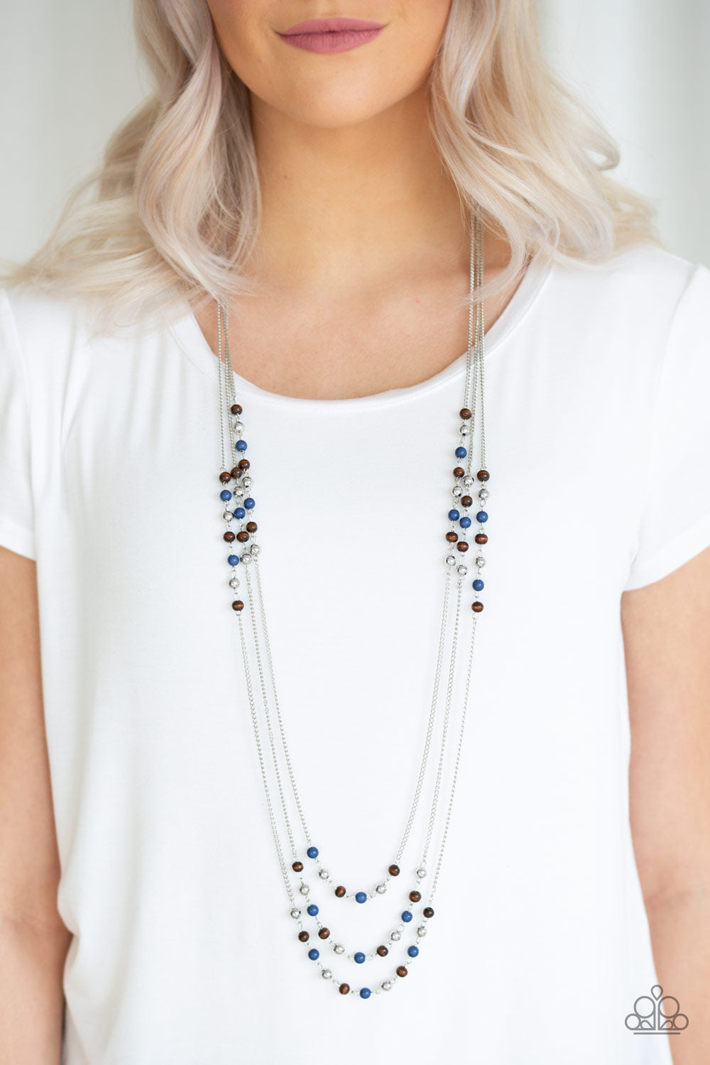 Paparazzi Necklaces - Seasonal Sensations - Blue
