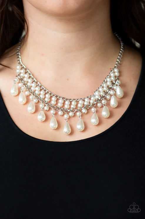 Paparazzi Necklaces - The Guest List - White
