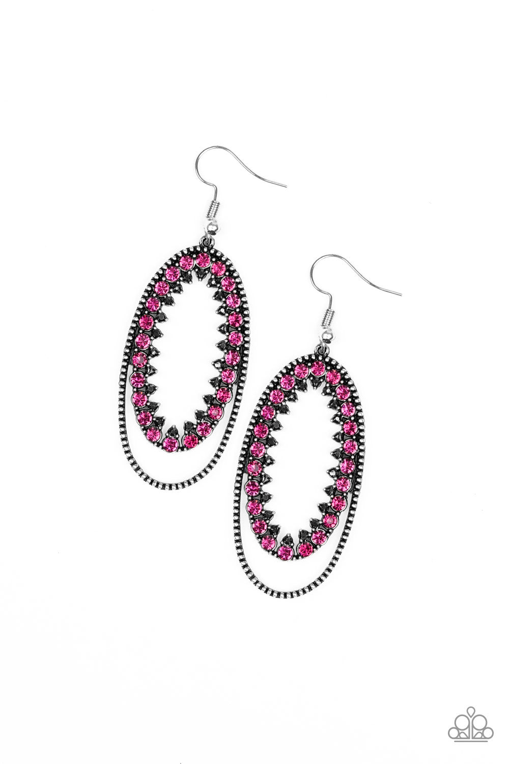 Paparazzi earring - Marry Into Money - Pink