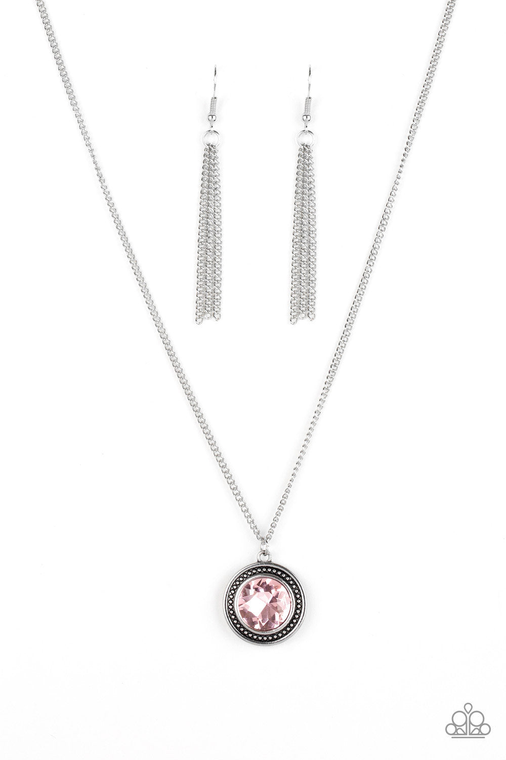 Paparazzi Necklaces - Mega Money - Pink