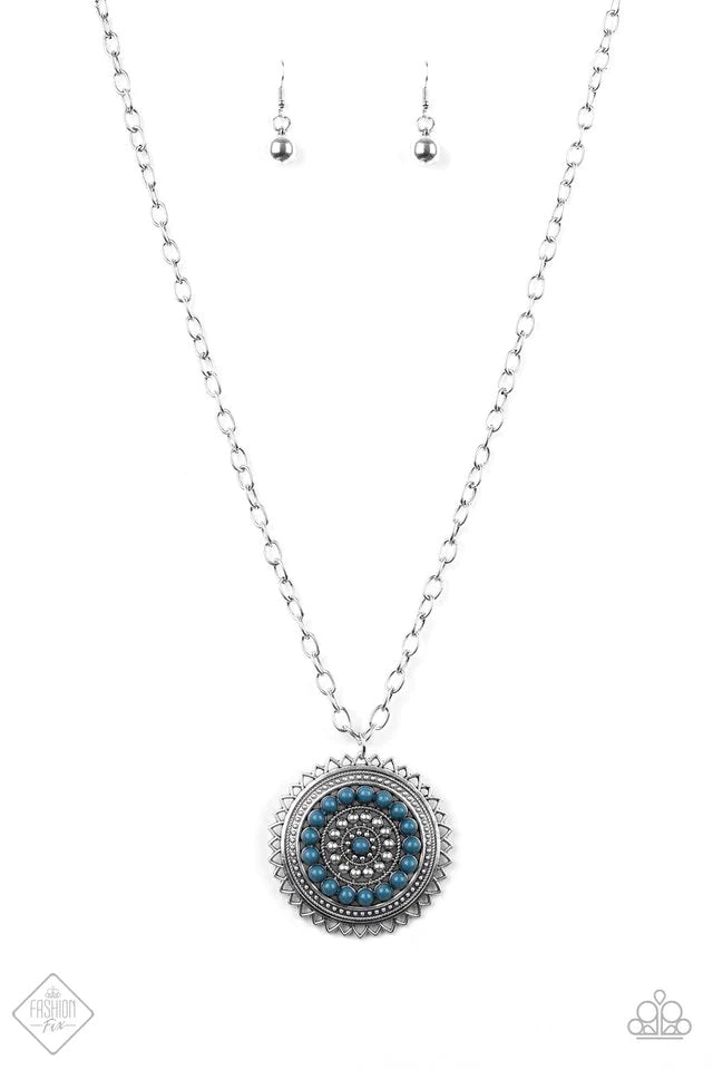 Paparazzi Necklaces - Lost Sol - Blue