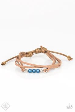 Paparazzi Urban Collection - Always Up For Adventure - Blue - Pull Cord