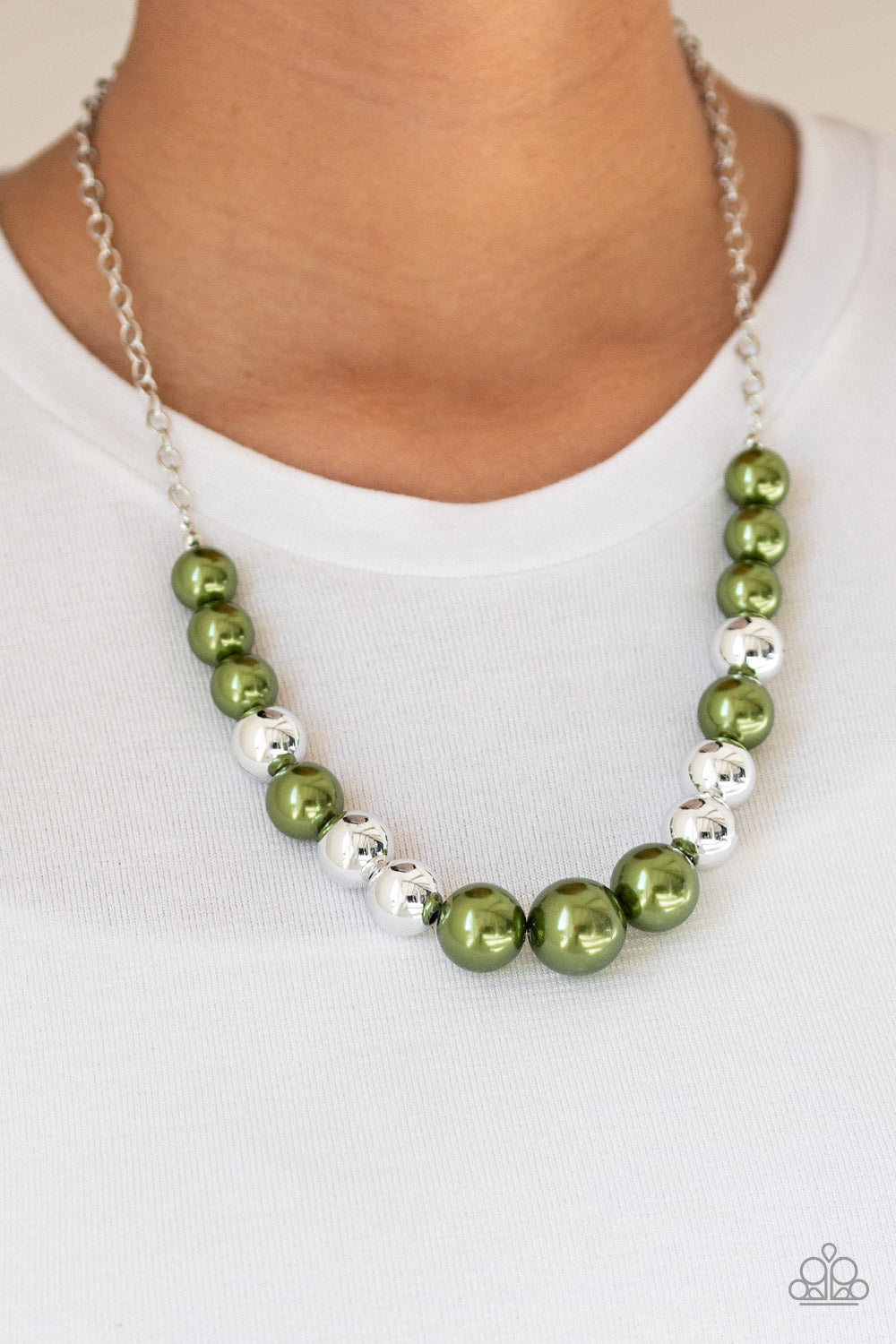 Paparazzi Necklaces - Take Note - Green