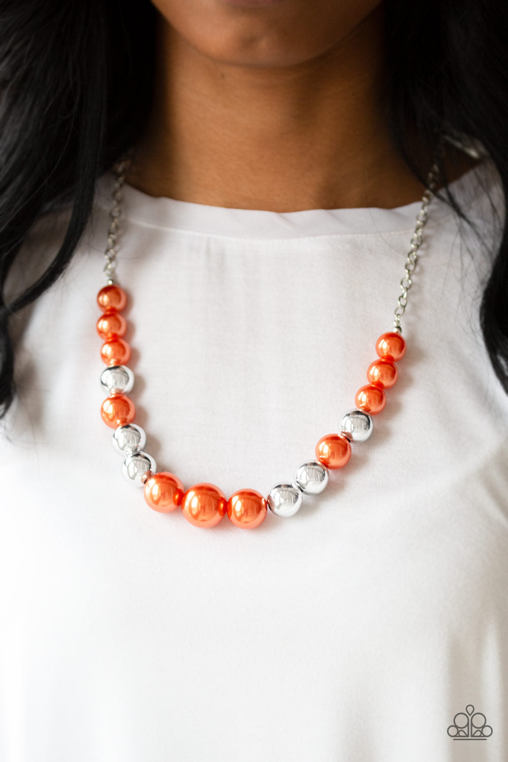 Paparazzi Necklaces - Take Note - Orange