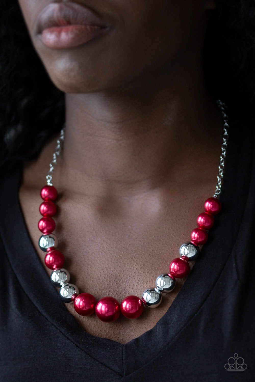 Paparazzi Necklaces - Take Note - Red