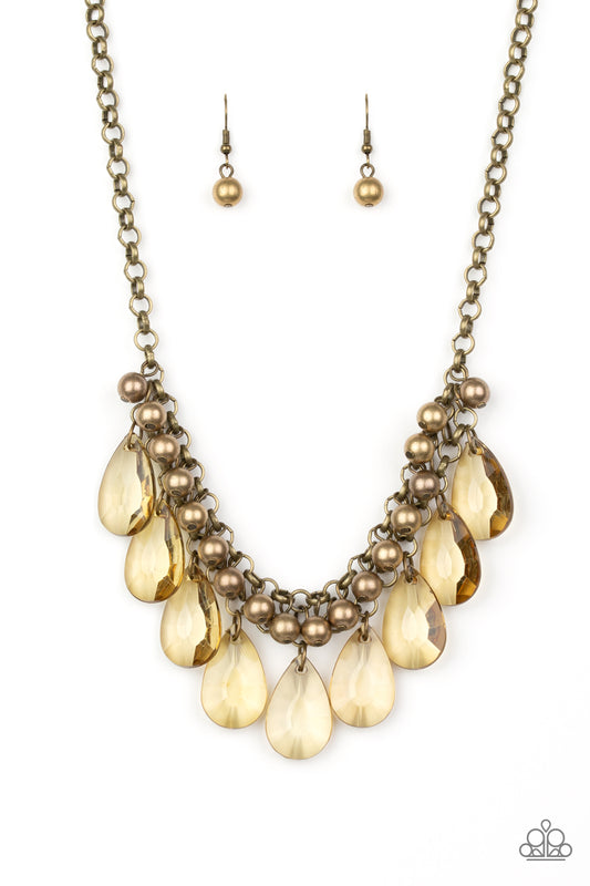 Paparazzi Necklaces - Fashionista Flair - Brass