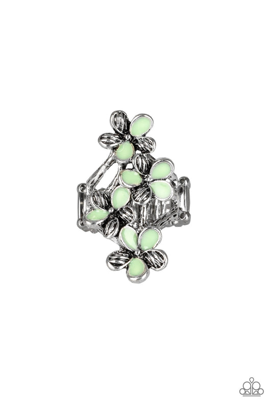 Paparazzi ring - Climbing Gardens - Green