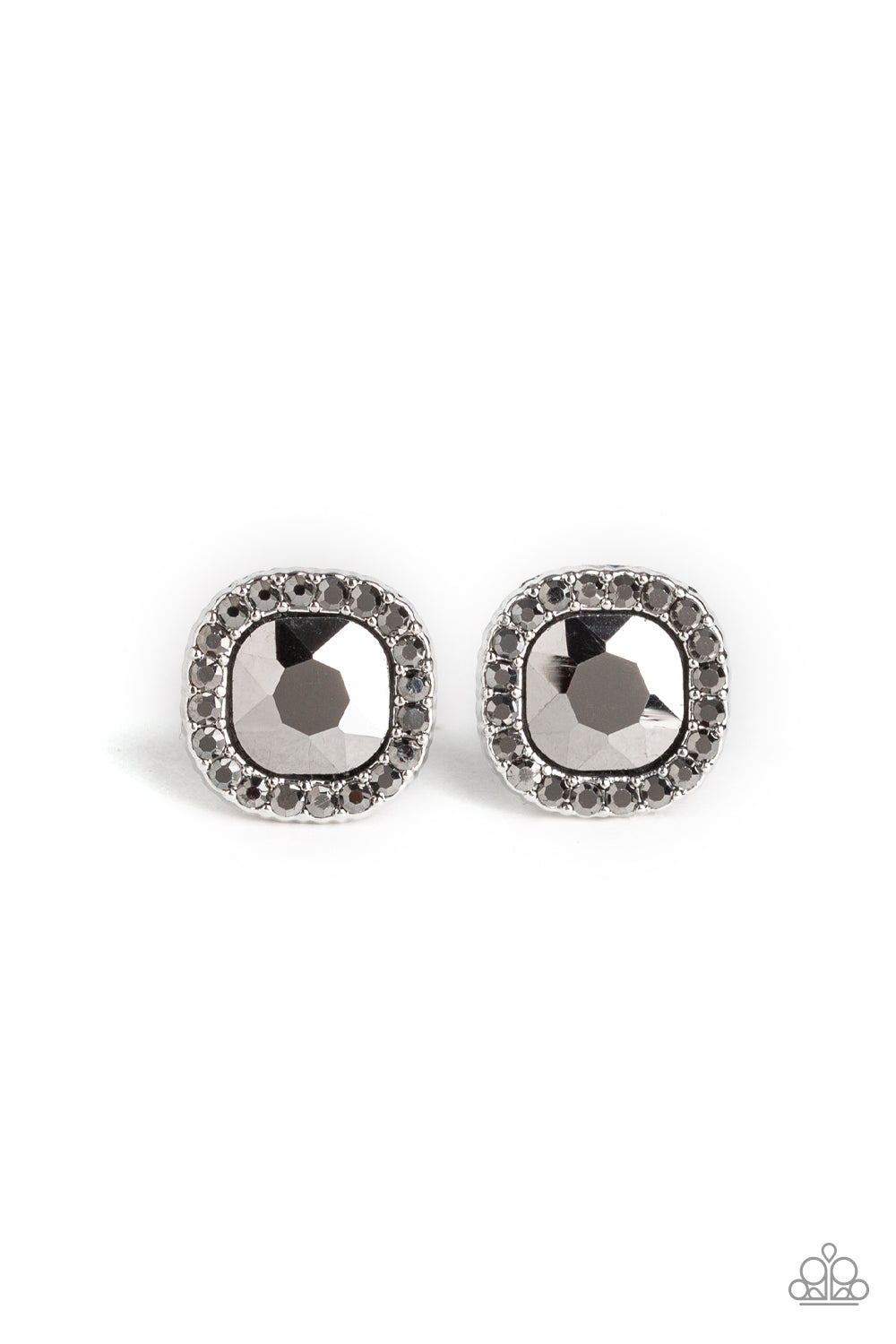 Paparazzi Earrings - Bling Tastic! -Silver