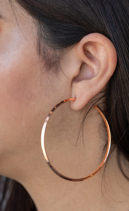 Paparazzi Earrings - 5th Avenue Attitude - Copper