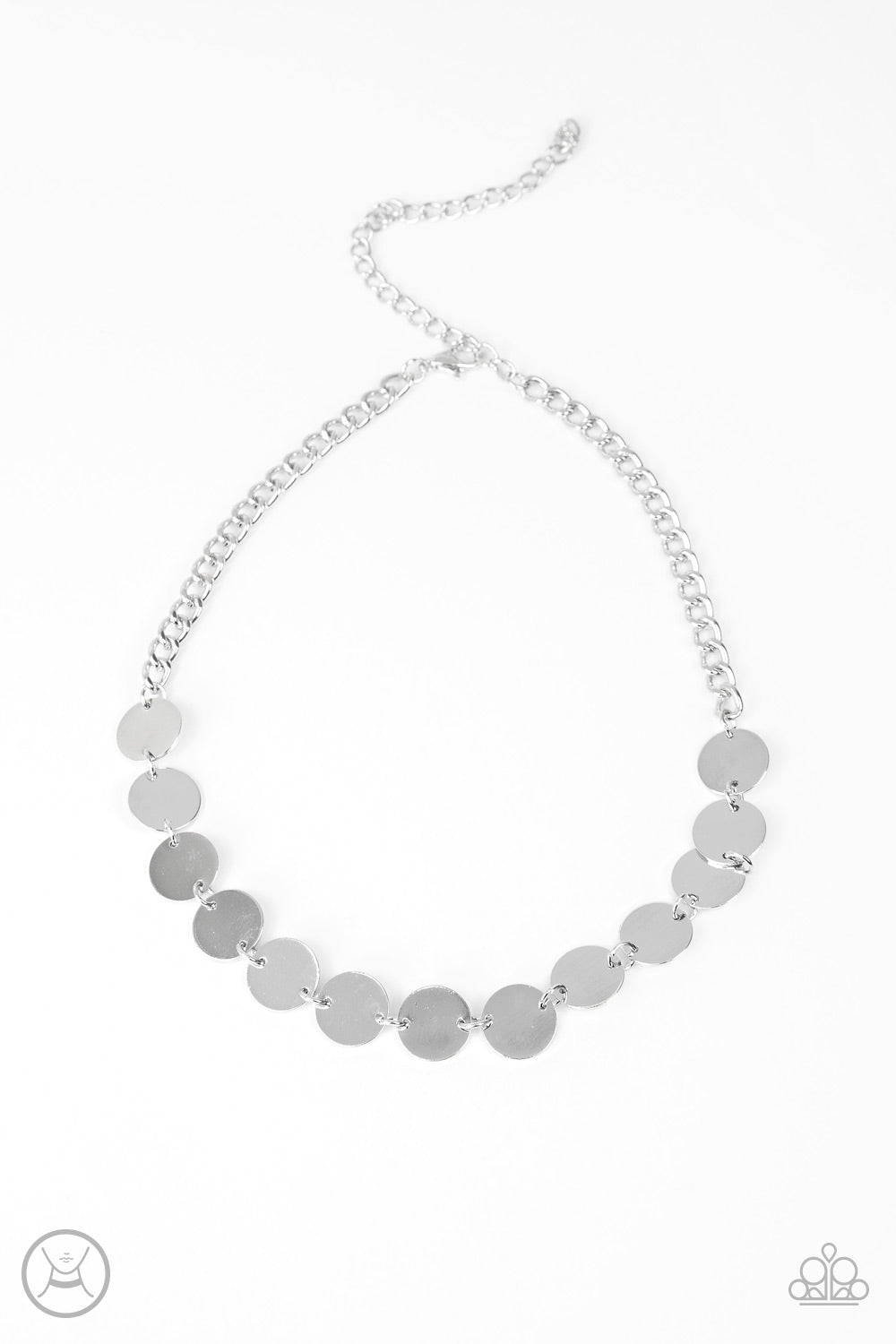 Paparazzi Necklaces -  Faster Than SPOTLIGHT - Silver