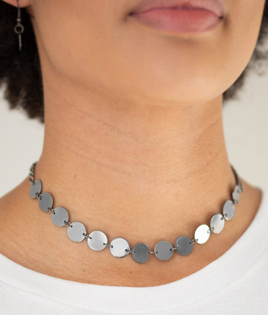 Paparazzi Necklaces - Faster Than SPOTLIGHT - Black
