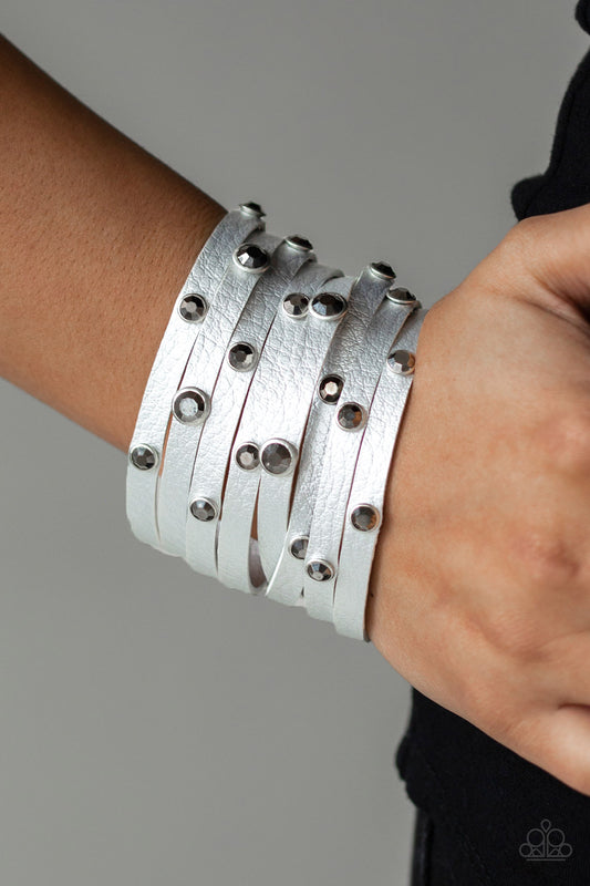Paparazzi Urban Collection bracelet - Go-Getter Glamorous - Silver