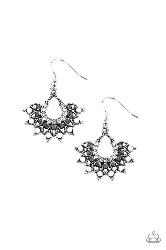 Paparazzi Earrings - Gypsy Glitz - White